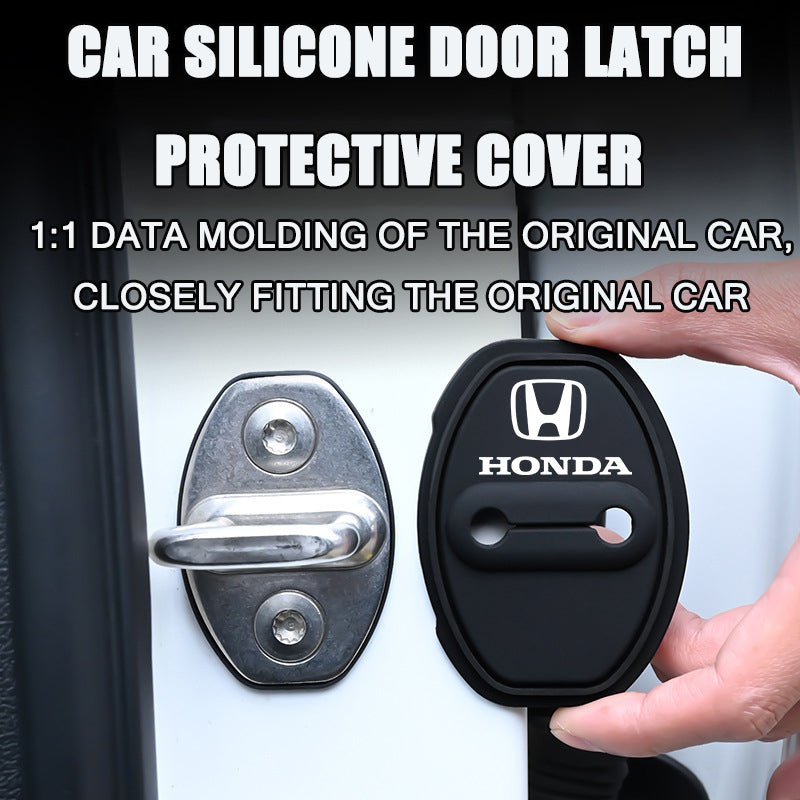 Silicone Car Logo Door Latch Protectors