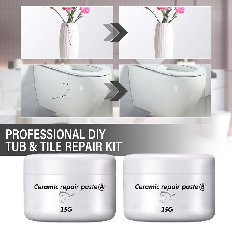 Ceramic Tiles & Acrylic Repair Kit - Shop Home Essentials