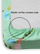 Cotton Elastic Fitted Double Bedsheet King Size with 2 Pillow Covers - (fits any beds & mattresses) - Shop Home Essentials