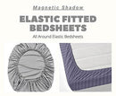 Cotton Elastic Fitted Double Bedsheet King Size with 2 Pillow Covers (fits any beds & mattresses) - Shop Home Essentials