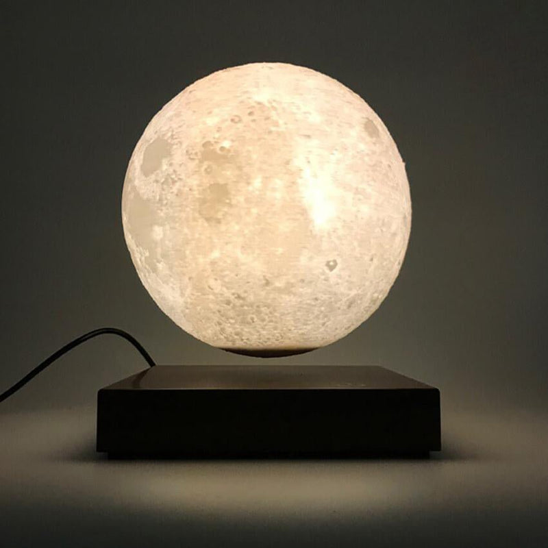 Crystal Magnetic Levitating Lunar Table Lamp - Shop Home Essentials