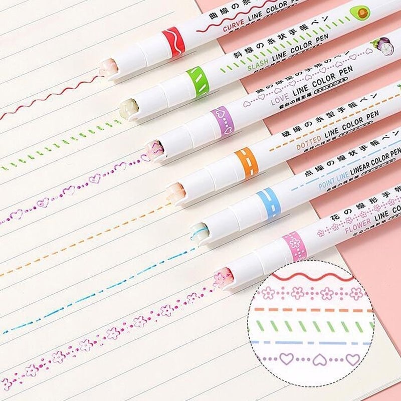 Curve Highlighter Pen - Shop Home Essentials