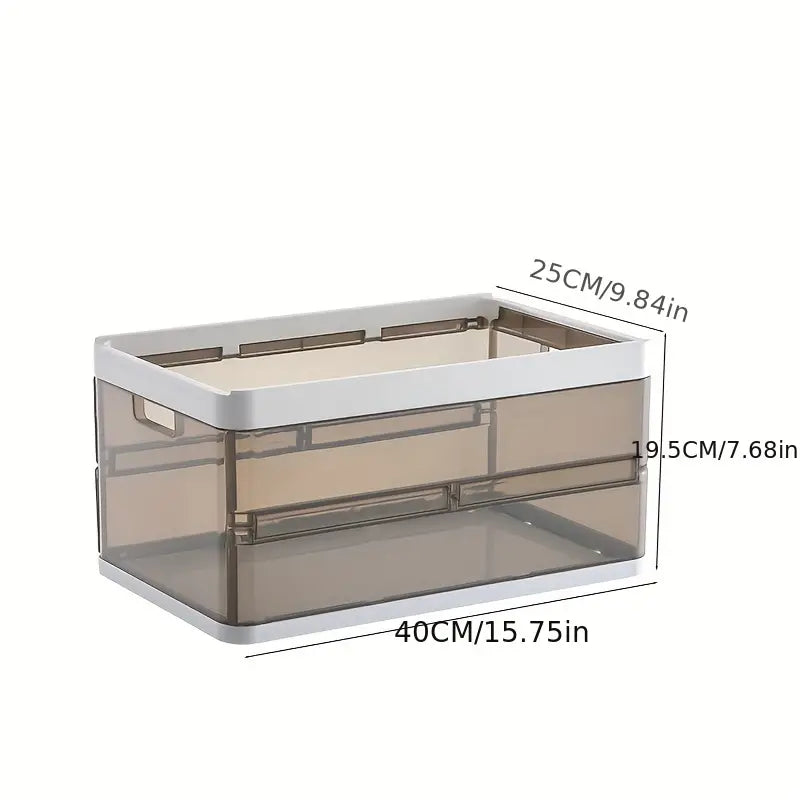 Foldable Transparent Clothes Storage Box