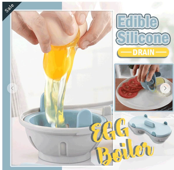 Edible Silicone Drain Egg Boiler - Shop Home Essentials