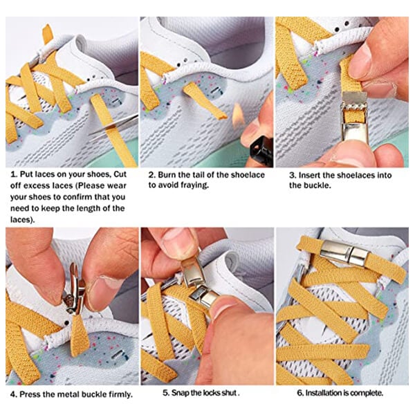 Elastic Shoelaces Magnetic - Shop Home Essentials