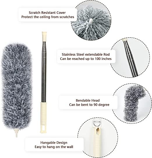 Extendable Micro-fiber Feather Duster - Shop Home Essentials