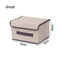 Fabric Foldable Storage Box With Lid - Shop Home Essentials