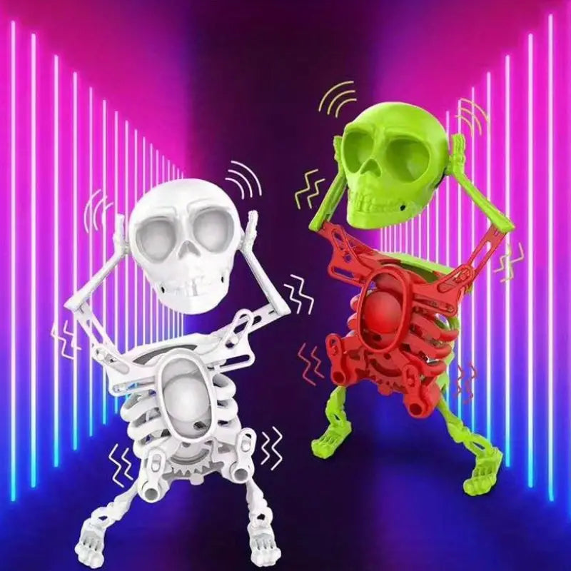 3D Printed Dancing Skeleton Desk Ornament