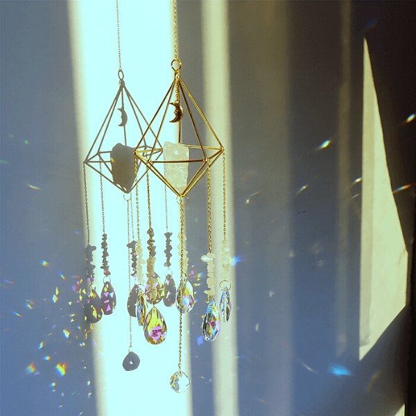 HANDMADE SUN CATCHER WITH CRYSTALS - Shop Home Essentials