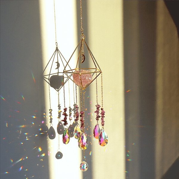 HANDMADE SUN CATCHER WITH CRYSTALS - Shop Home Essentials