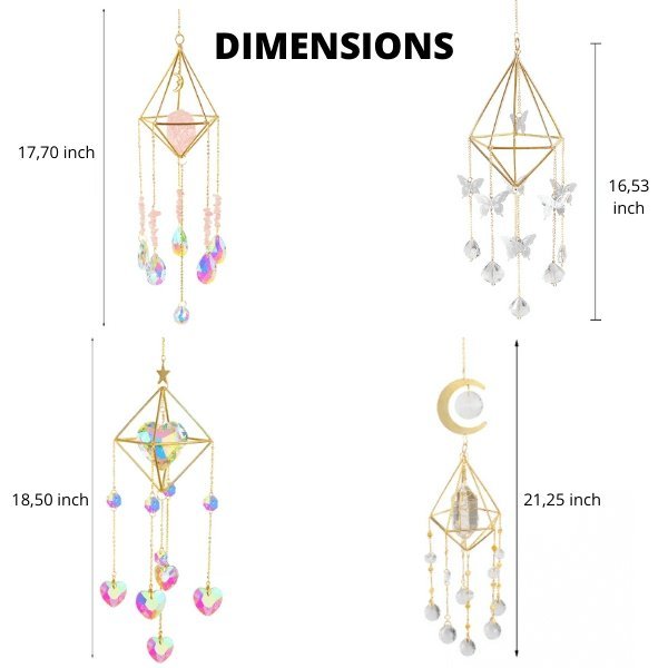 HANDMADE SUN CATCHER WITH CRYSTALS - Shop Home Essentials