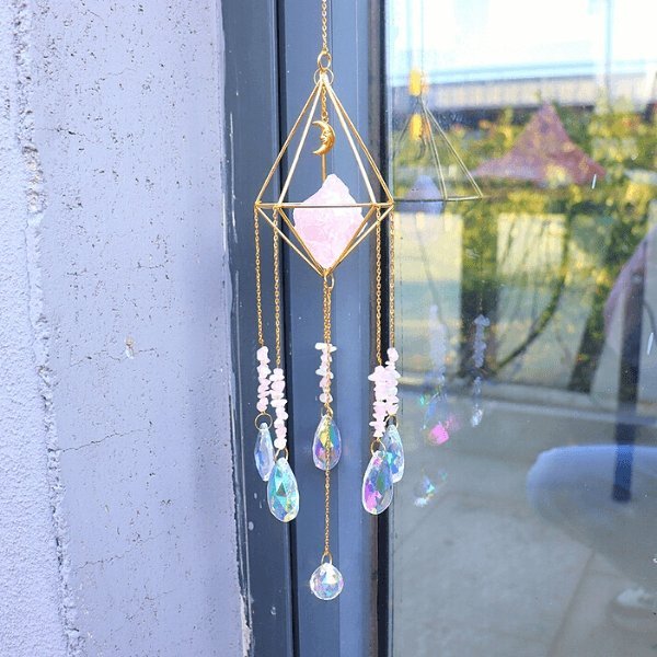 HANDMADE SUN CATCHER WITH CRYSTALS - Shop Home Essentials