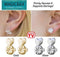 MAGIC BAX EARRING LIFTERS - 2 PAIRS OF ADJUSTABLE HYPOALLERGENIC EARRING LIFTS (1-GOLD-1SILVER) - Shop Home Essentials