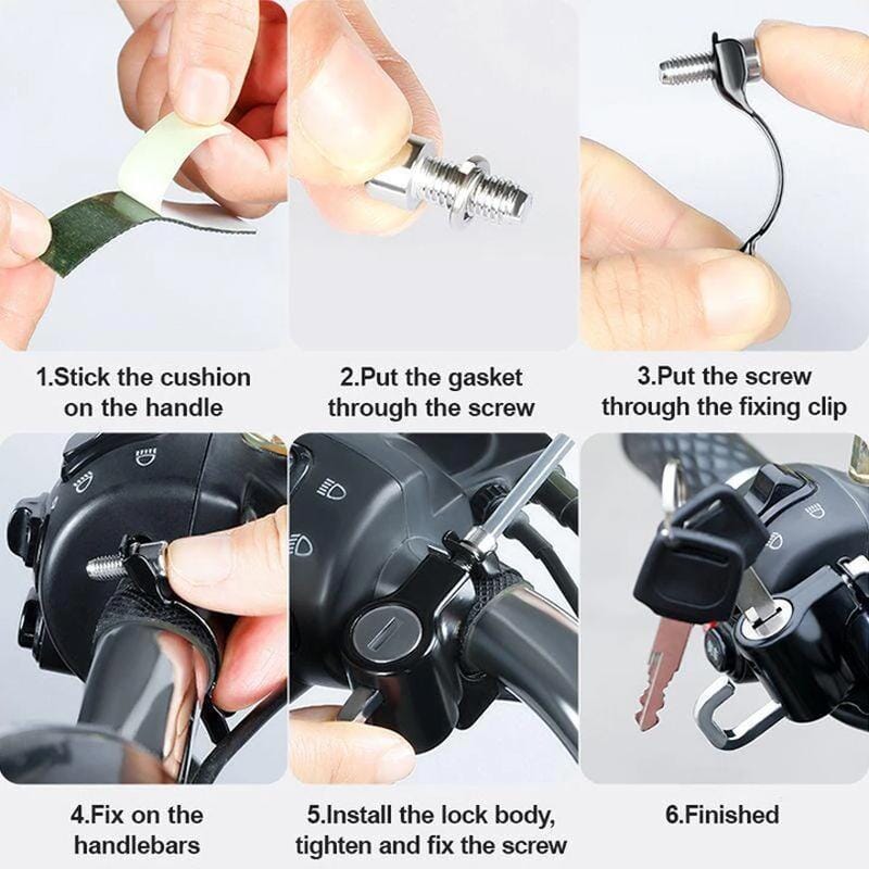 Multifunctional Motorcycle Helmet Safe Lock - Shop Home Essentials