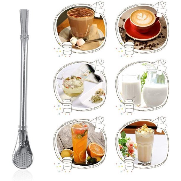 Multifunctional Stainless 2in1 Spoon Straw - Home Essentials Store Retail