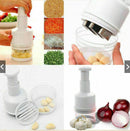 Multifunctional Stainless Steel Hand Press Food Chopper - Shop Home Essentials