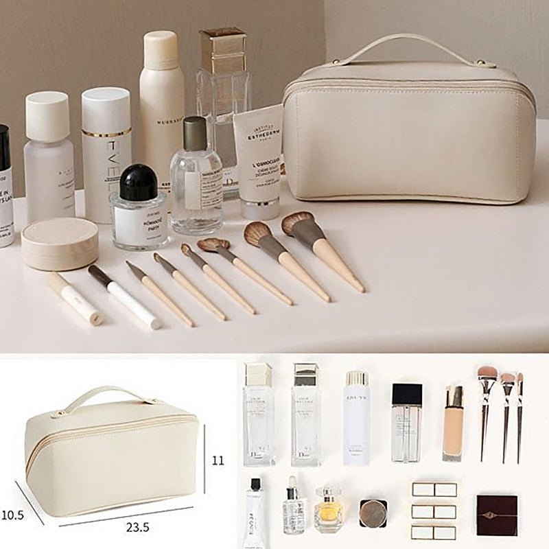 New Style Leather Cosmetic Storage Bag - 50% OFF - Home Essentials Store Retail