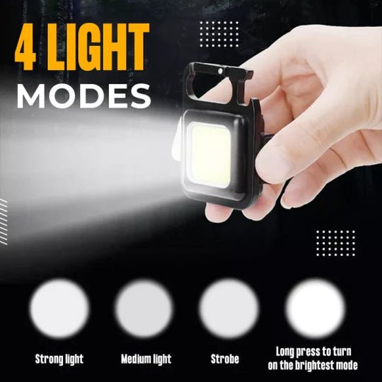 PORTABLE MINI COB LED FLASHLIGHT - Home Essentials Store Retail