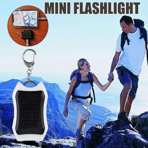 Portable Outdoor Waterproof Solar Power Bank Keychain - 50% OFF - Home Essentials Store Retail