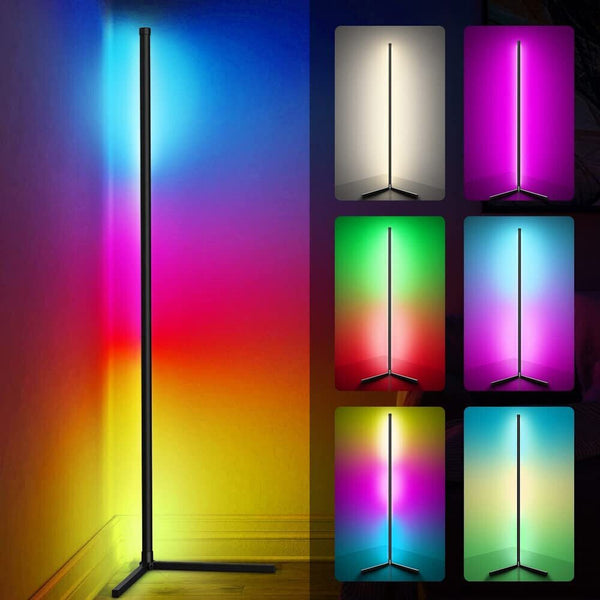 RGB Bluetooth LED Floor Corner Lamp Light Stand