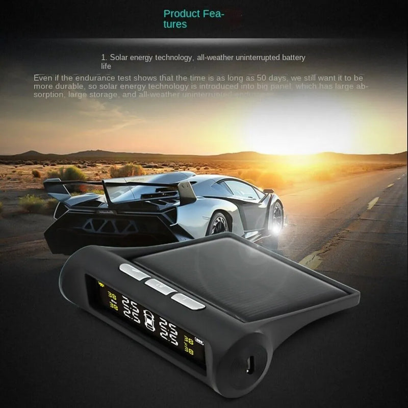 Solar Power Tire Pressure Monitoring System