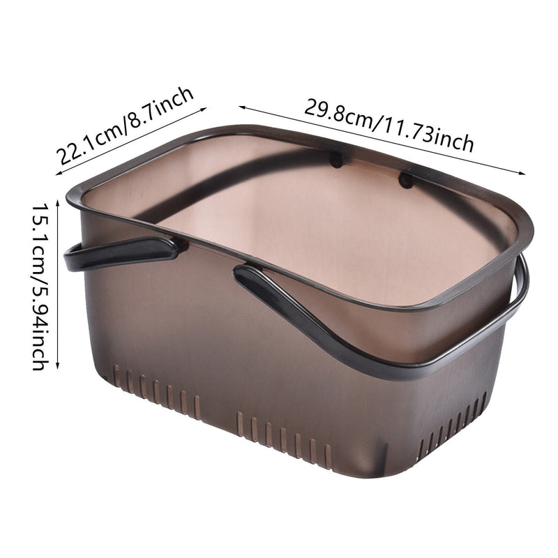 Plastic Storage Basket With Handle