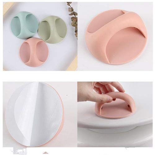 Self Adhesive Peel and Stick Plastic Handles Pull knob - Home Essentials Store Retail