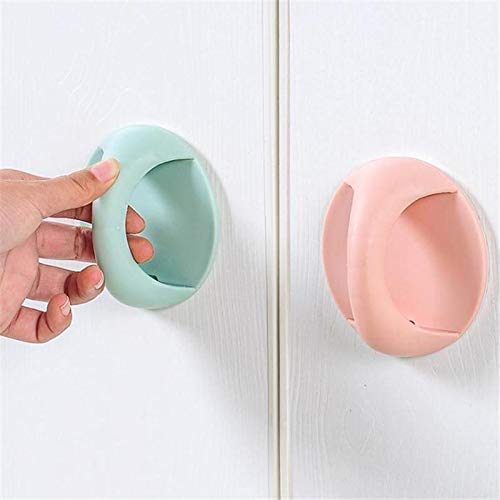 Self Adhesive Peel and Stick Plastic Handles Pull knob - Home Essentials Store Retail