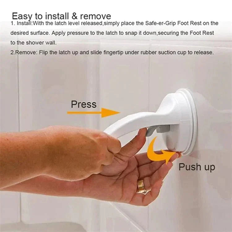 Shower Foot Rest Stand - Home Essentials Store Retail