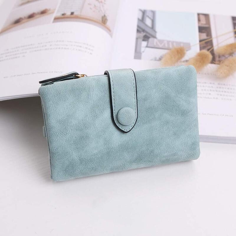 SMALL TRIFOLD LEATHER WALLET FOR WOMEN - Home Essentials Store Retail