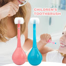 Soft Silicone Three-Sided Children's Toothbrush