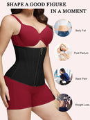 Women Waist Trainer with Zipper & Hooks