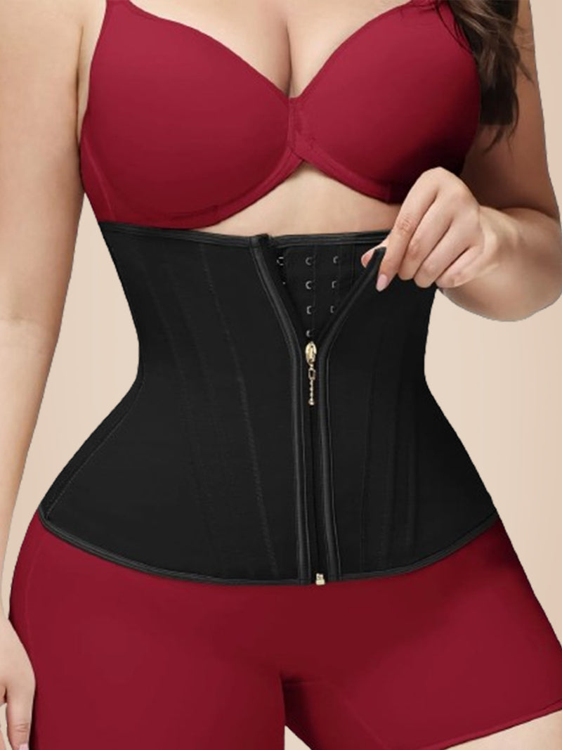 Women Waist Trainer with Zipper & Hooks